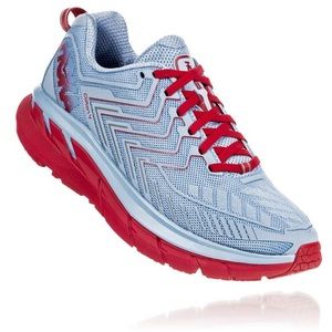 Hoka x Outdoor Voices Clifton Blue/Goji Berry - RARE - W size 9.5